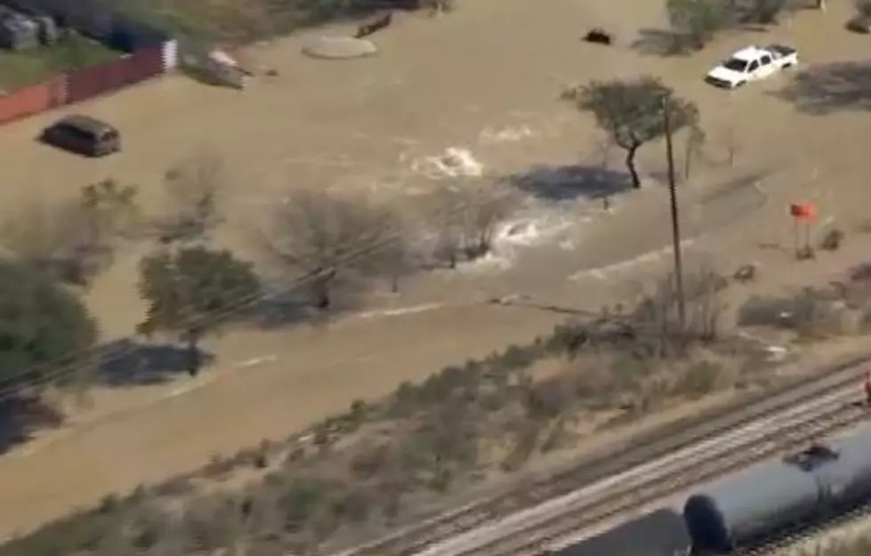 Broken Water Main Floods Houston