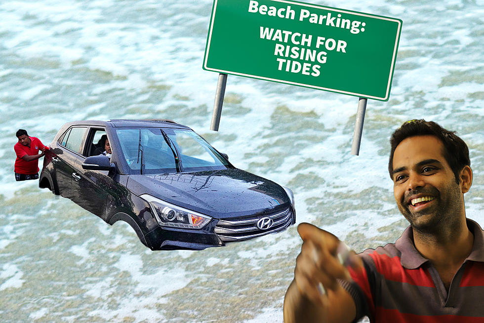 Beach Parking? Watch A BMW Get Carried Away By The Tide
