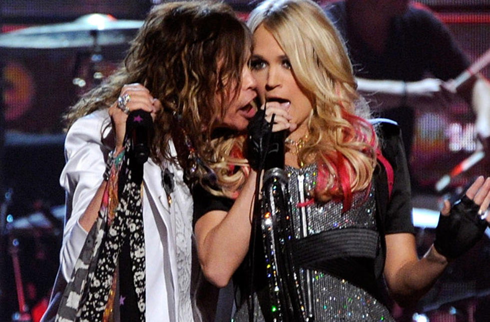 Carrie Underwood Belts Out &#8216;Undo It,&#8217; &#8216;Walks This Way&#8217; With Steven Tyler at 2011 ACM Awards