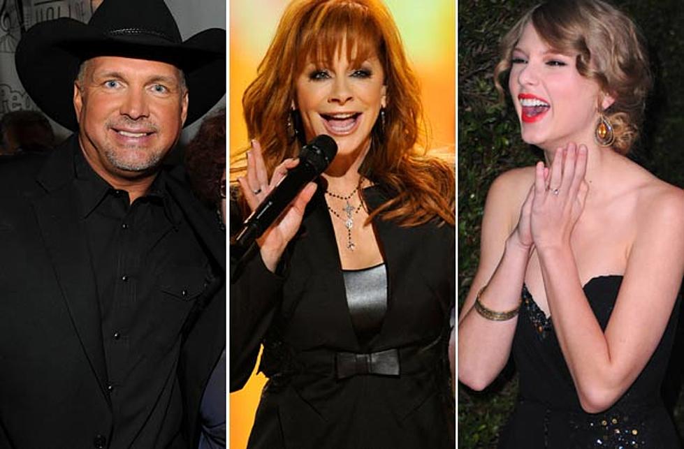 Garth Brooks, Reba McEntire + Taylor Swift to Receive Awards at 2011 ACM Honors Ceremony