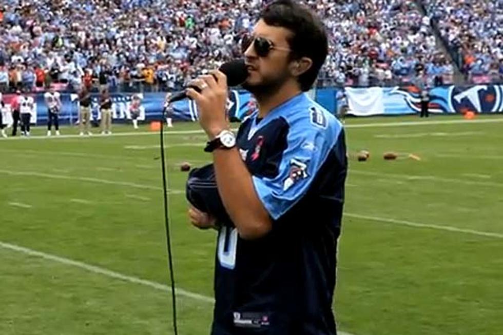 Luke Bryan Sings the National Anthem, Goes Behind the Scenes at Tennessee Titans Game