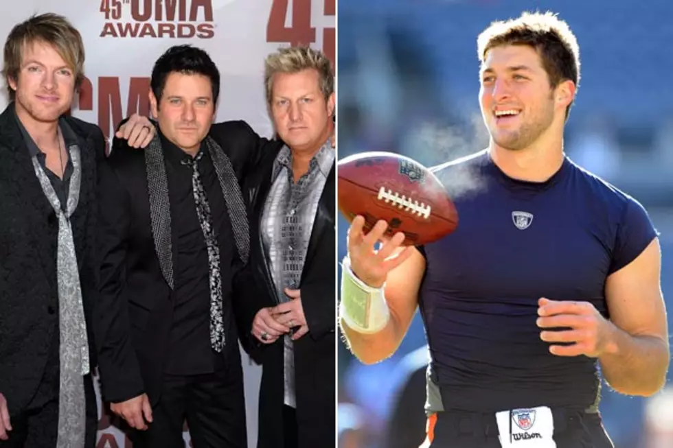 Rascal Flatts, Tim Tebow&#8217;s Favorite Band, Perform National Anthem Before Denver Broncos Win