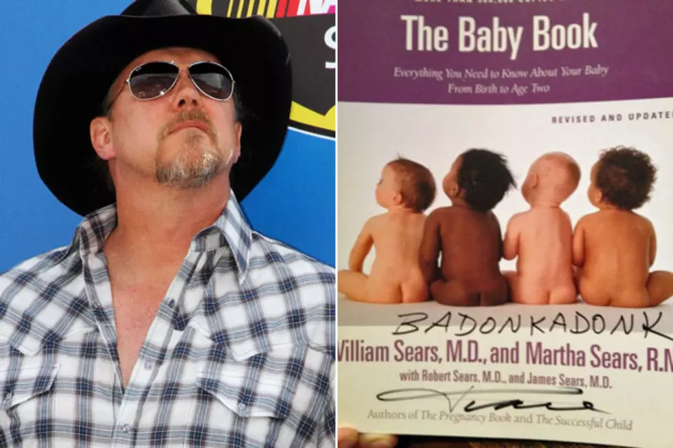 Trace Adkins Gifts Randy Houser With &#8216;Badonkadonk&#8217; Baby Book