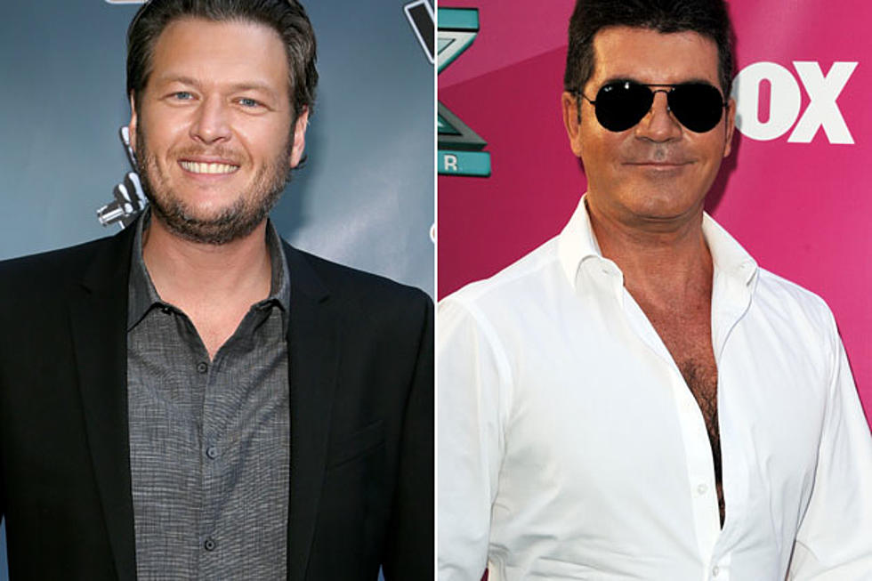 Blake Shelton Fed Up With Simon Cowell’s ‘Mouthing Off’ About ‘The Voice’