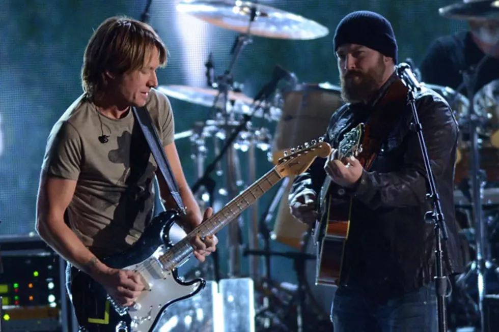 Keith Urban and Zac Brown Band Team on Stage for &#8216;Georgia Woods&#8217; at the 2012 CMA Awards