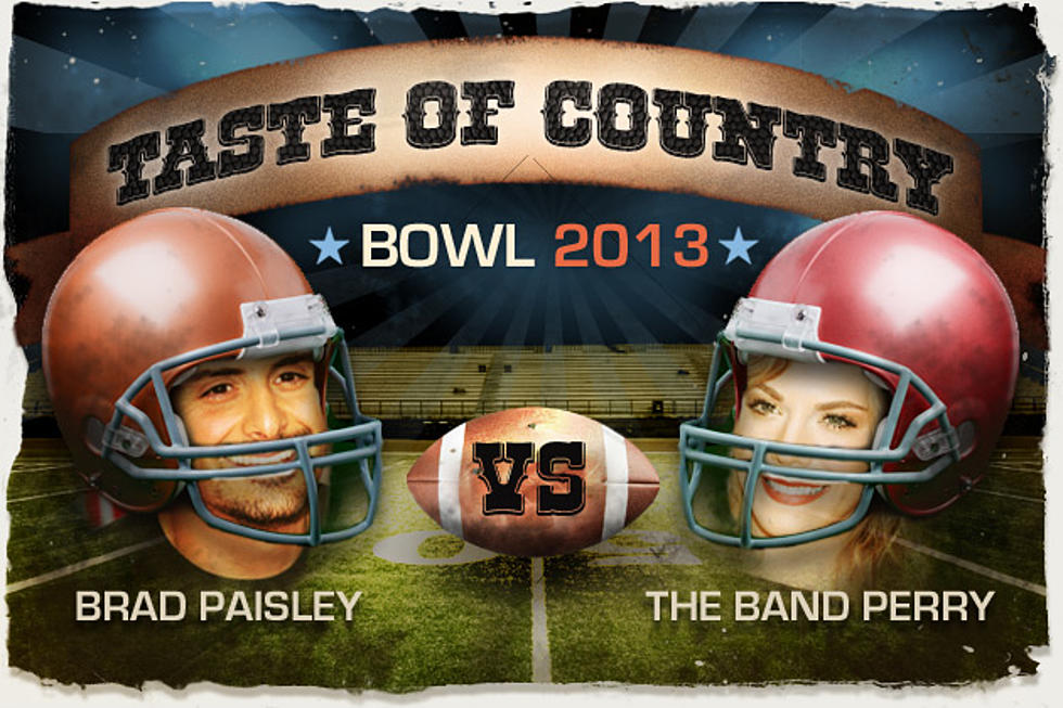 Brad Paisley vs. the Band Perry &#8211; Taste of Country Bowl 2013, Round 1