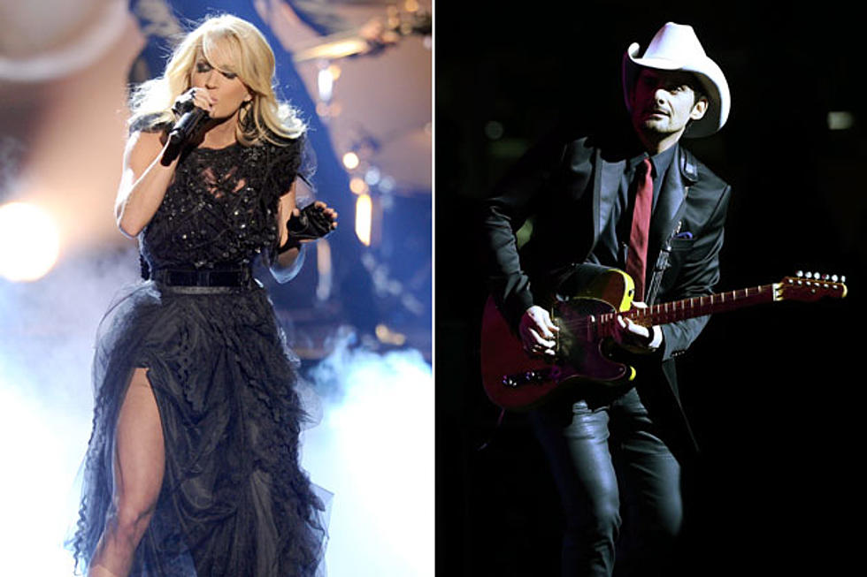 Brad Paisley, Carrie Underwood Make Big Moves in This Week&#8217;s Taste of Country Top 10 Video Countdown