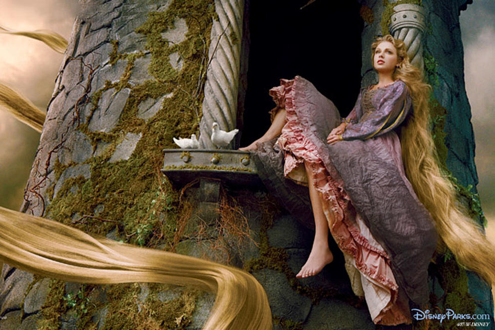 Taylor Swift Plays Rapunzel in New Disney Parks Ad Campaign