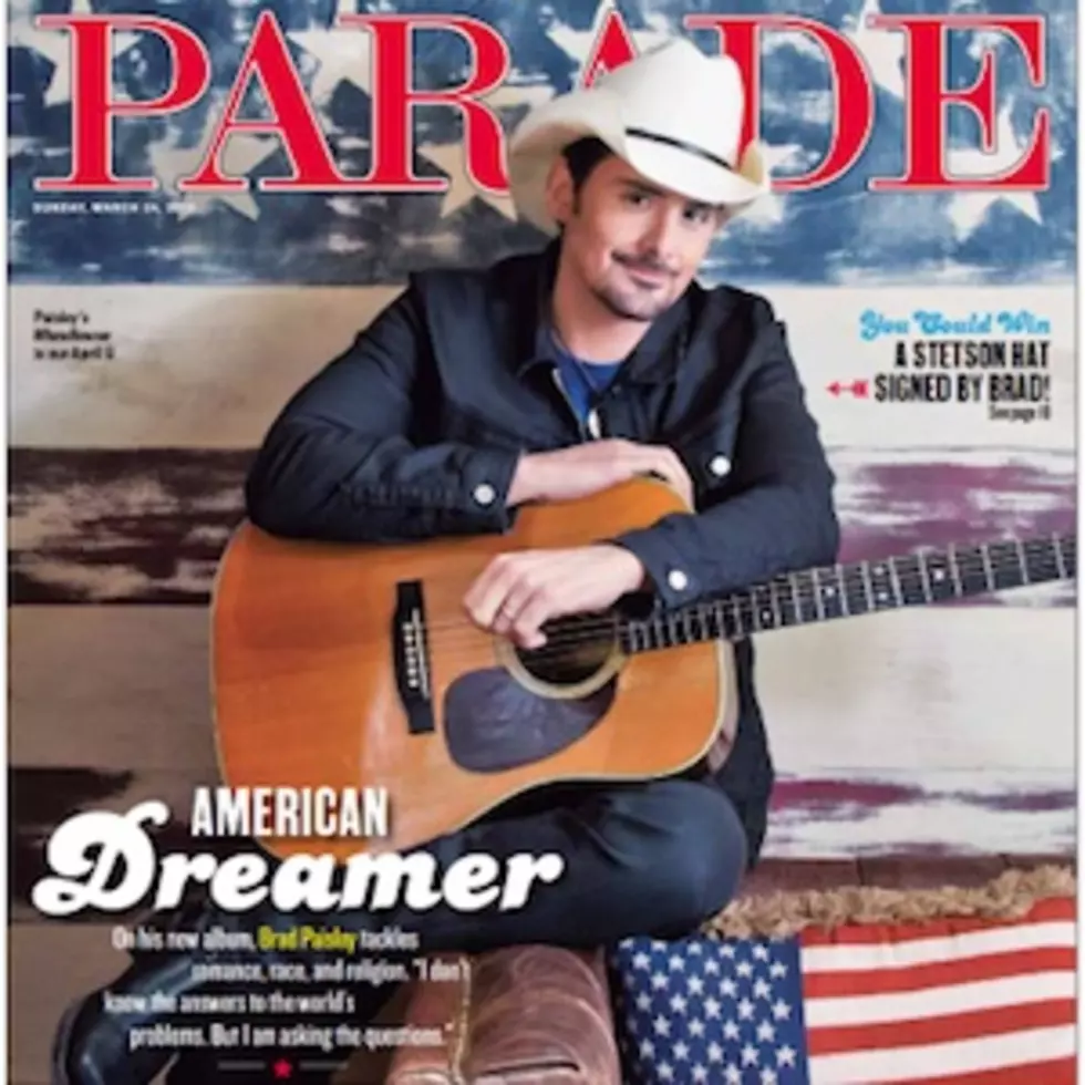 Brad Paisley Talks &#8216;Wheelhouse,&#8217; &#8216;Nashville&#8217; in Parade Magazine