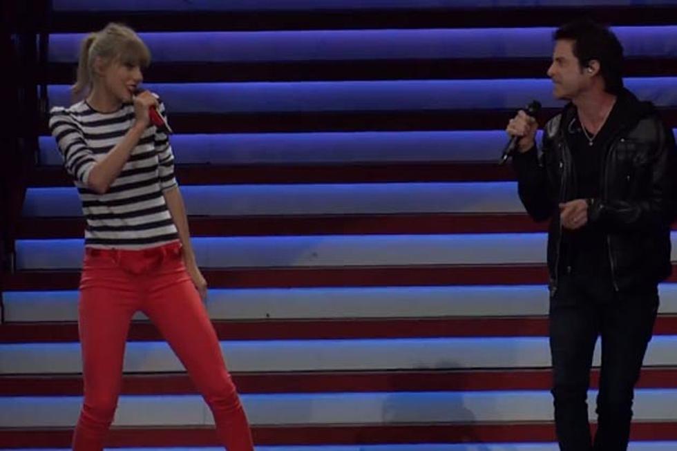 Taylor Swift Performs ‘Drive  By’ With Train’s Pat Monahan in New Jersey