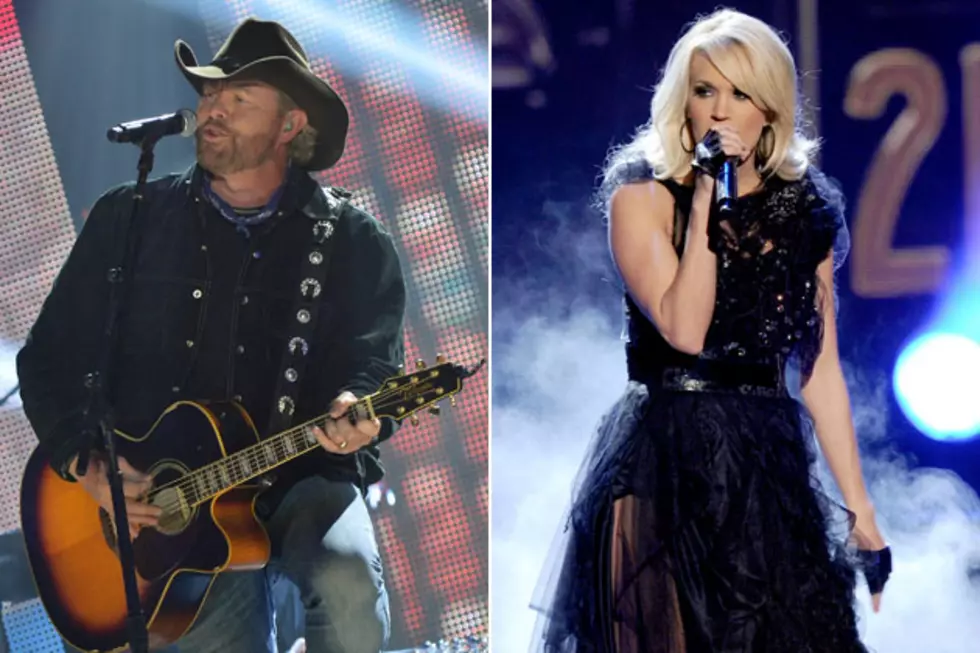 Toby Keith, Carrie Underwood Battle for Top Spot in ToC Top 10 Video Countdown