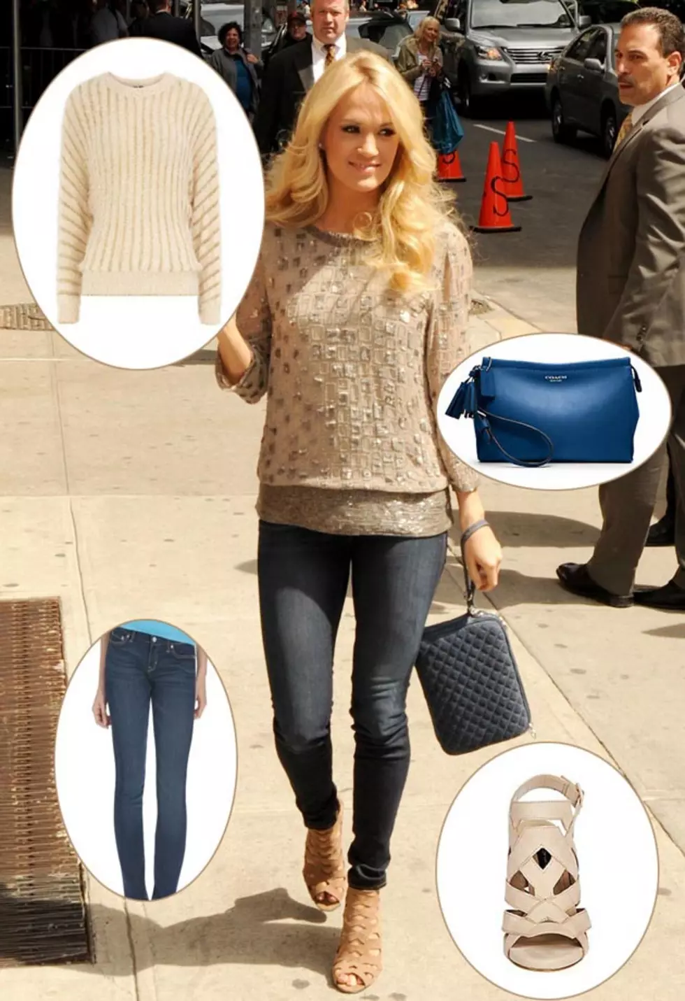 Carrie Underwood Shows You How to Get Ready for Spring in Skinny Jeans, a Fancy Sweater + More &#8211; Get the Look