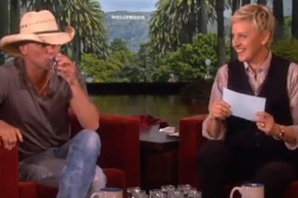 Kenny Chesney Plays Drinking Game With Ellen