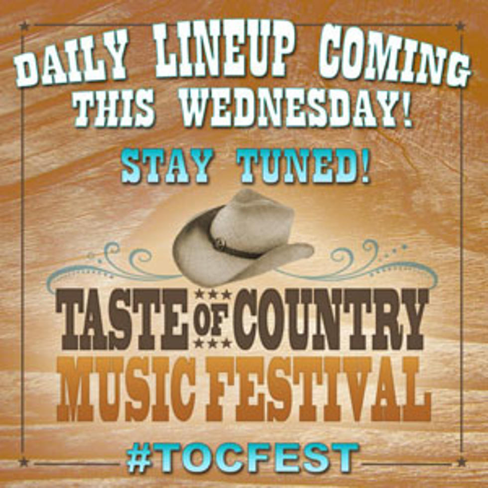Single + TwoDay Taste of Country Music Festival Tickets to Go on Sale