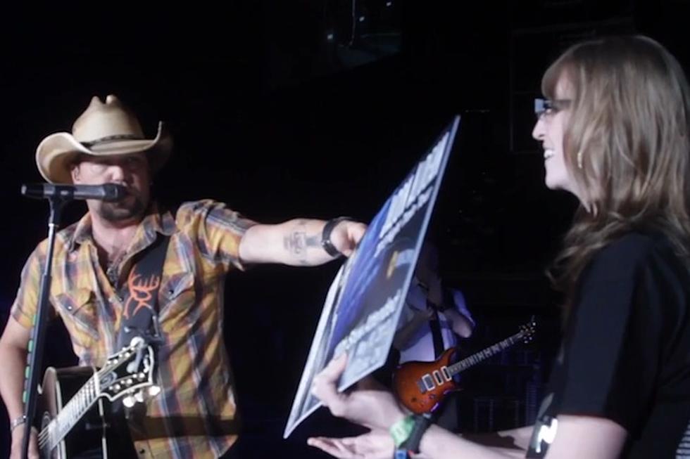 Jason Aldean Superfan Attends 100th Concert, Gets Surprise From the Singer