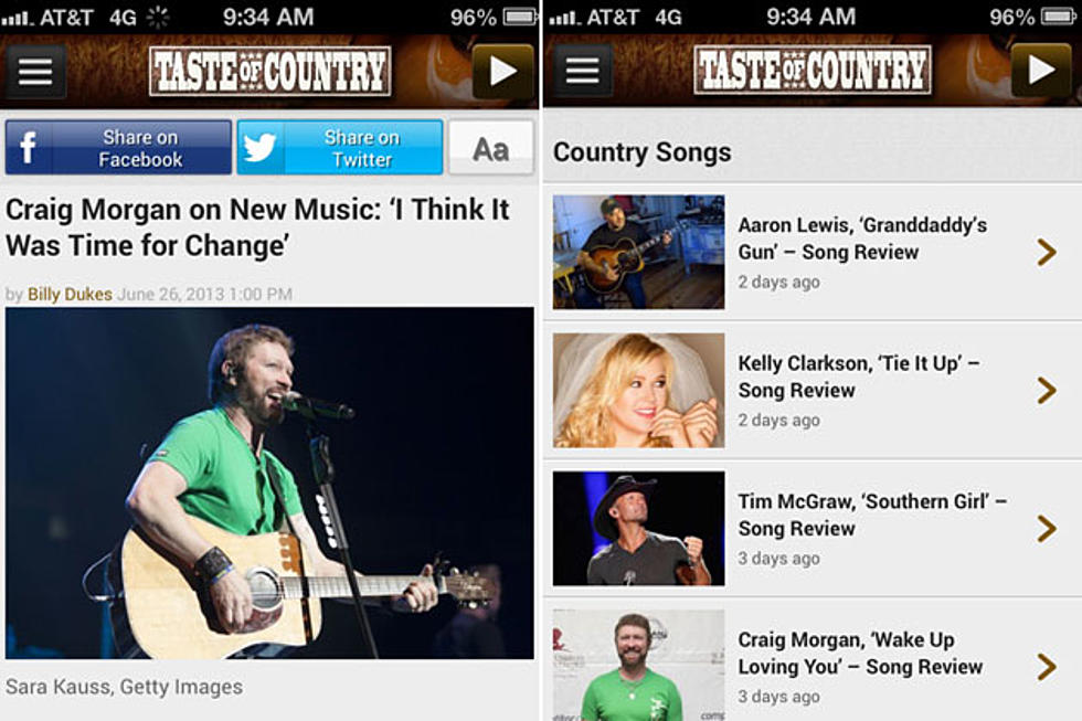 Taste of Country Unveils User-Friendly New Mobile Site