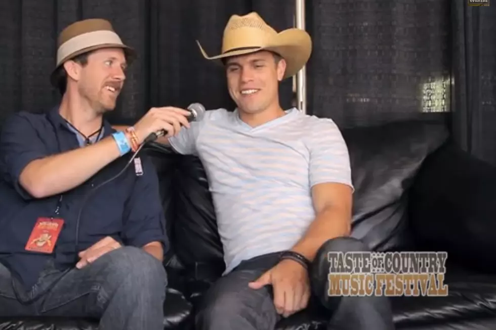 Watch: Dustin Lynch Shows Us How to ‘Bicep Chug’ at 2013 ToC Fest