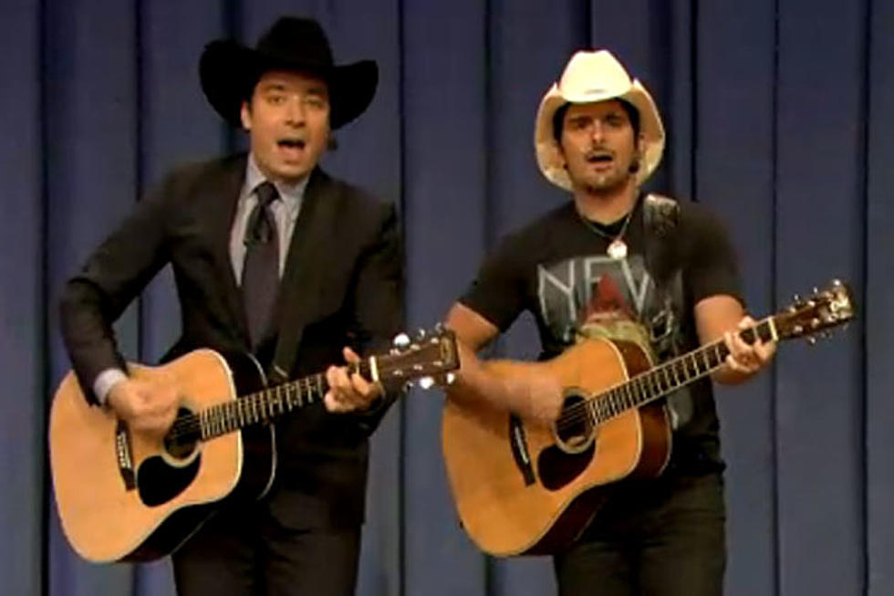 Brad Paisley, Jimmy Fallon Team Up for 'Balls in Your Mouth'