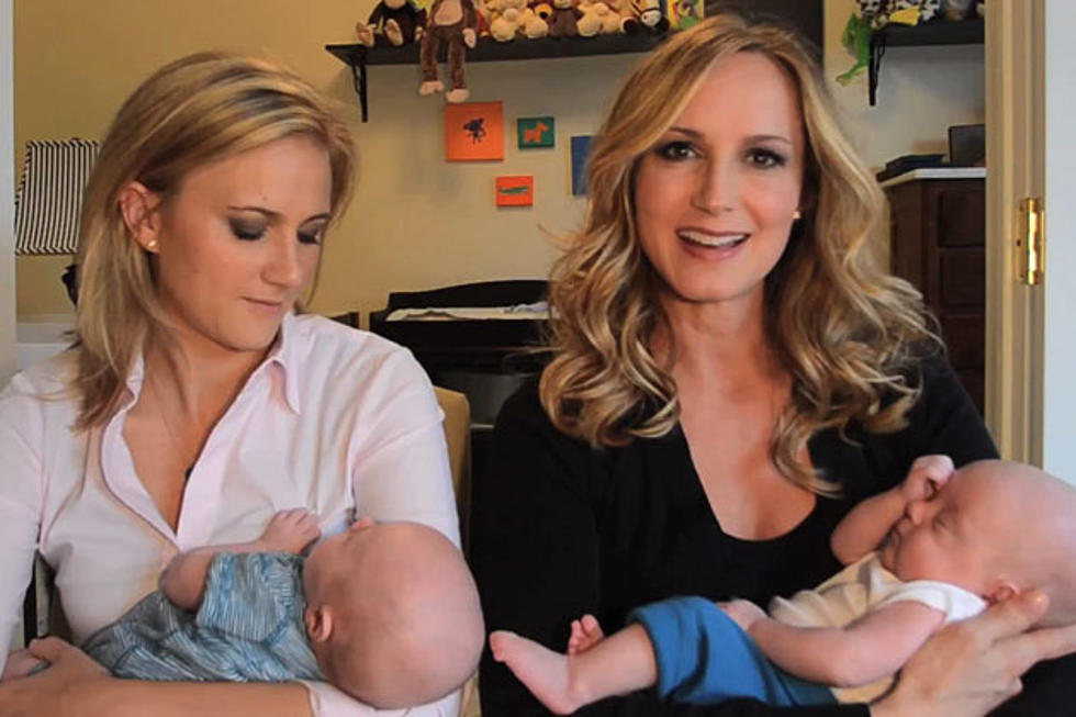 Chely Wright&#8217;s Twin Boys, George and Everett, Make Their Debut
