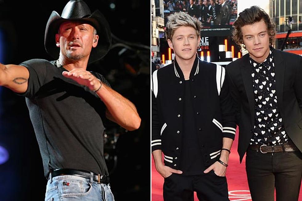 Tim McGraw’s Daughters Don’t Listen to Dad’s Music … They Love One Direction