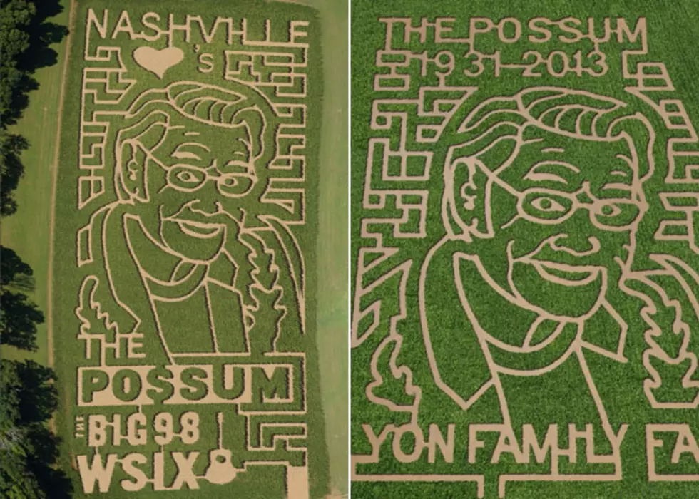 George Jones Remembered in Two Tennessee Corn Mazes