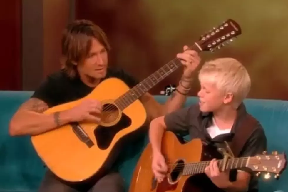 Keith Urban Performs With Adorable Carson Lueders, Viral Cover Star on ‘The View’ [Video]