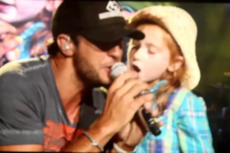 Luke Bryan Invites Little Girl Onstage to Sing, She Steals the Show