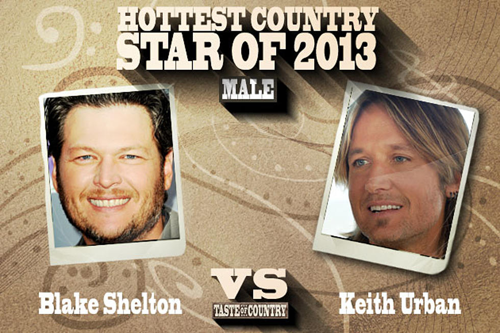 Blake Shelton vs. Keith Urban &#8211; Hottest Country Star of 2013, Round 1