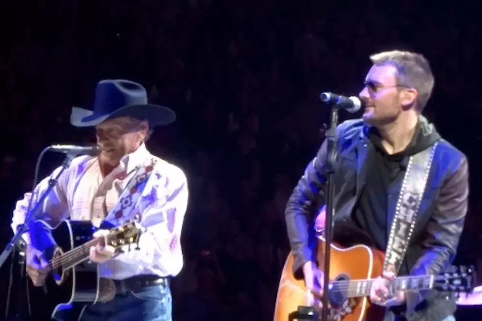 George Strait and Eric Church Take the Stage to Duet in Kansas City [Watch]