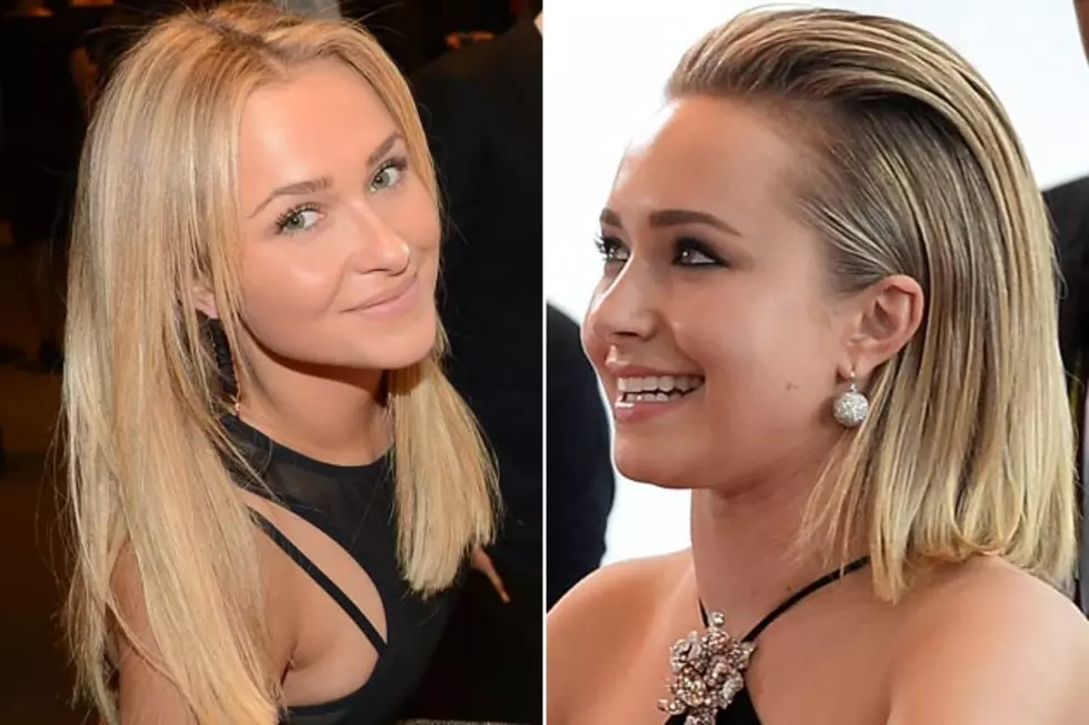 Hayden Panettiere Debuts New Hairstyle at 2014 Golden Globes
