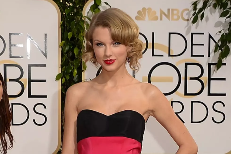 Taylor Swift Stuns on 2014 Golden Globes Red Carpet