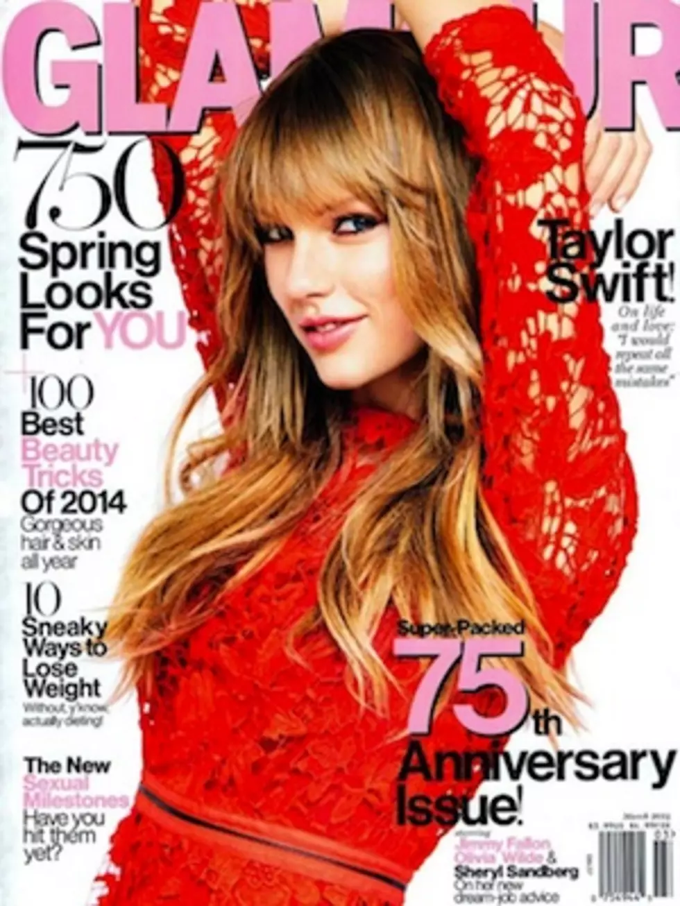 Taylor Swift Confirms She&#8217;s Single, Covers Glamour&#8217;s March Issue