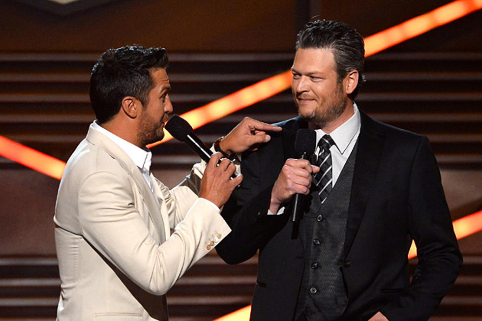 Luke Bryan and Blake Shelton Open the 2014 ACM Awards with a Few Comments to Make You Blush