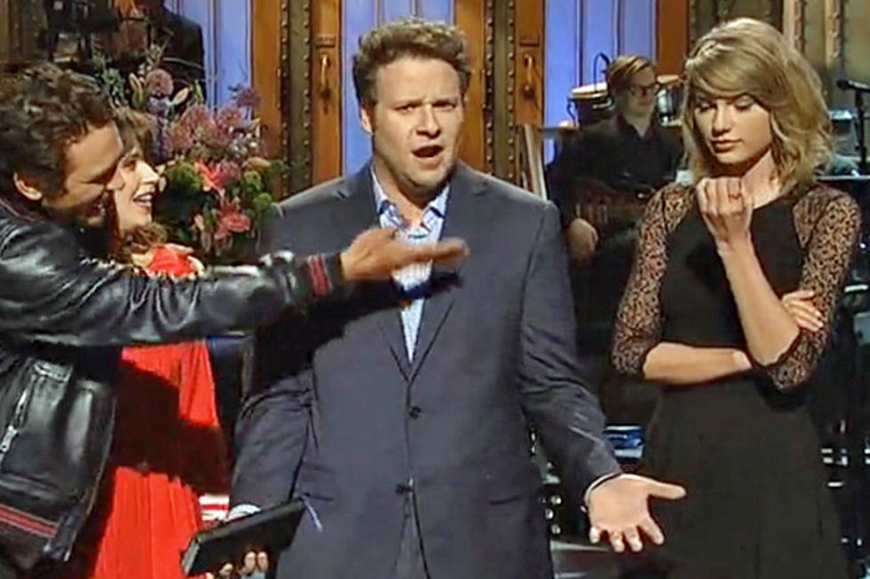 Taylor Swift ‘Interrupts’ Seth Rogen’s ‘Saturday Night Live’ Monologue [Watch]