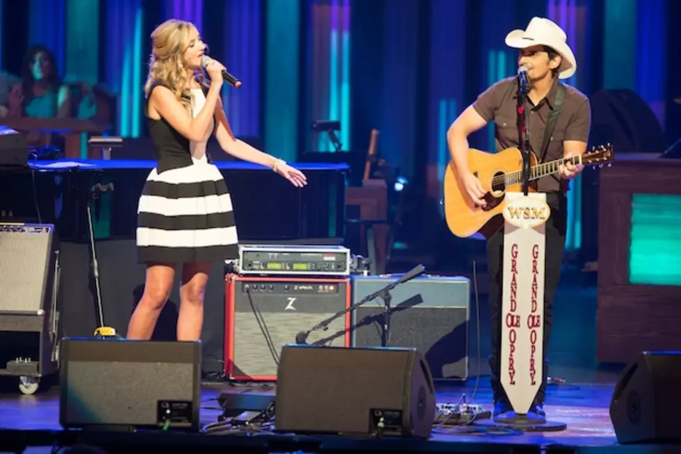 Brad Paisley Performs With Sarah Darling at Grand Ole Opry
