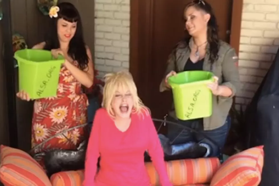 Dolly Parton Gets Wet T-Shirt For ALS [VIDEO]