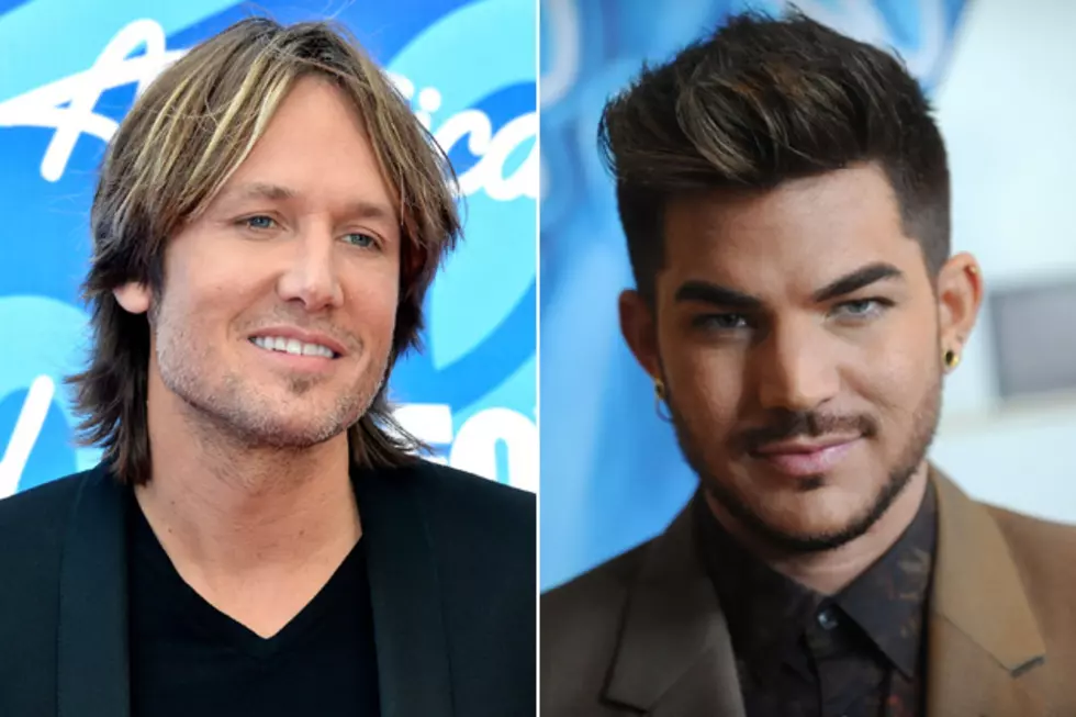 Adam Lambert Fills in for Keith Urban at 'American Idol' Auditions