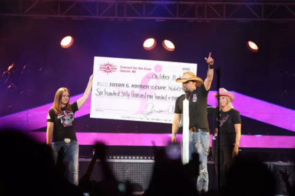 Jason Aldean Raises Over $660K for Breast Cancer Research