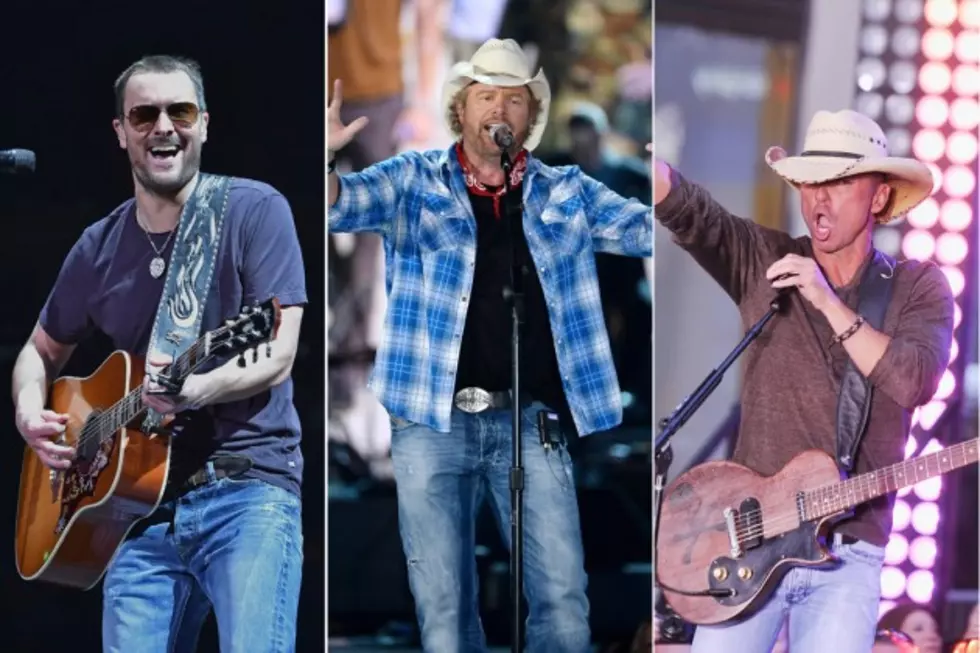 Kenny Chesney, Toby Keith and Eric Church Added to Top 10 Video Countdown Poll