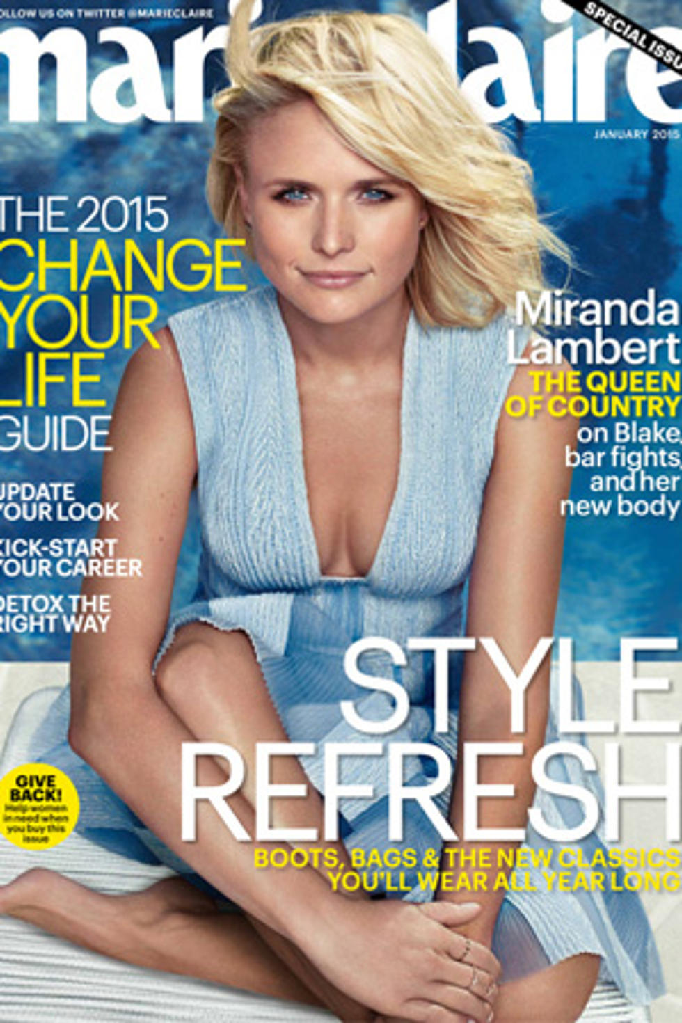 Miranda Lambert Covers Marie Claire, Says Blake Shelton Is the Light in Her Darkness