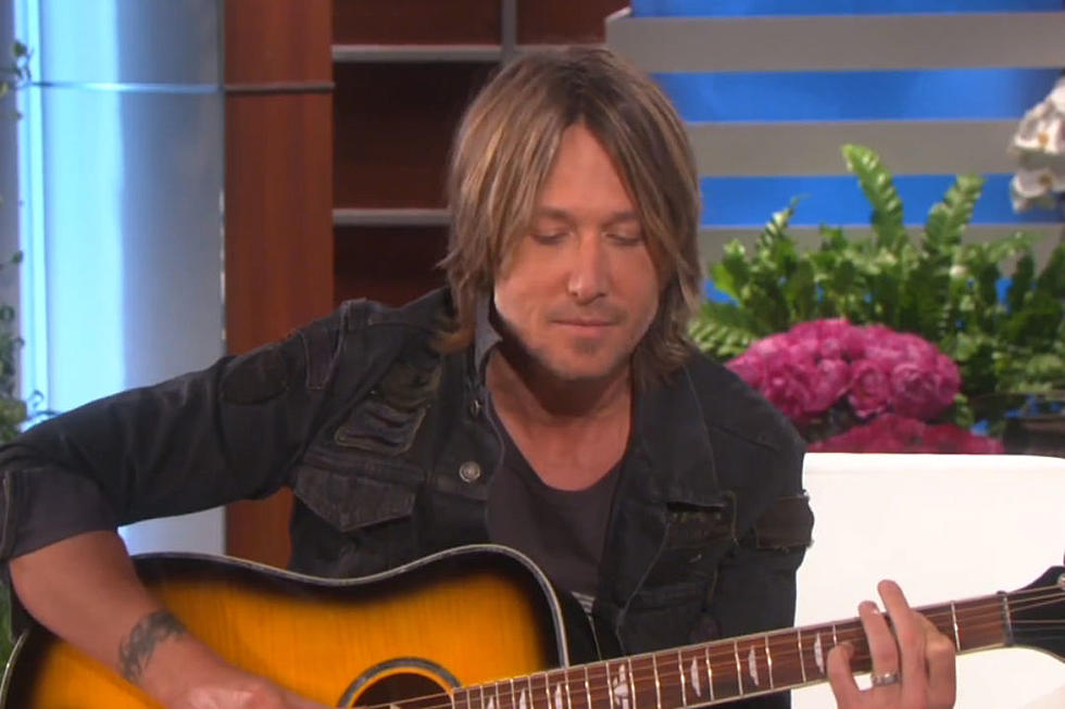 Keith Urban Stops by &#8216;Ellen,&#8217; Serenades Host With Eric Church Collab [Watch]