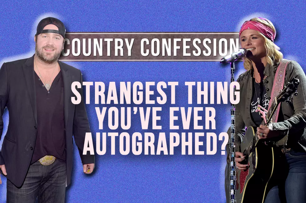 Strangest Things Country Stars Have Autographed