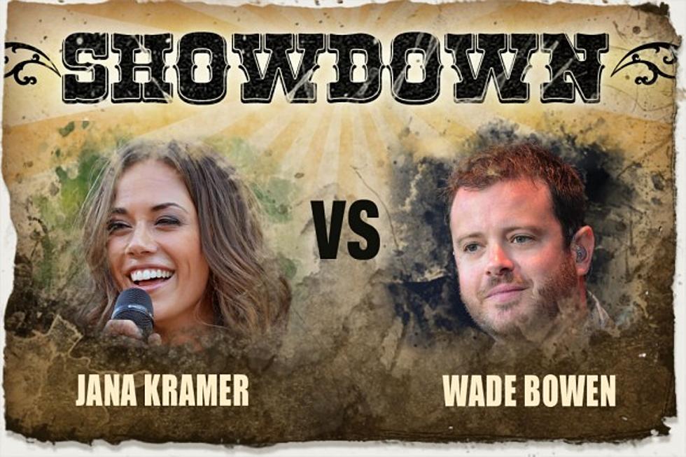 The Showdown: Jana Kramer vs. Wade Bowen