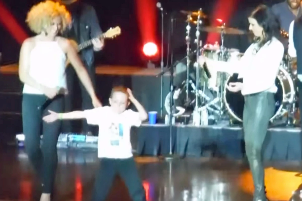 Dancing Boy Takes Over Little Big Town Concert