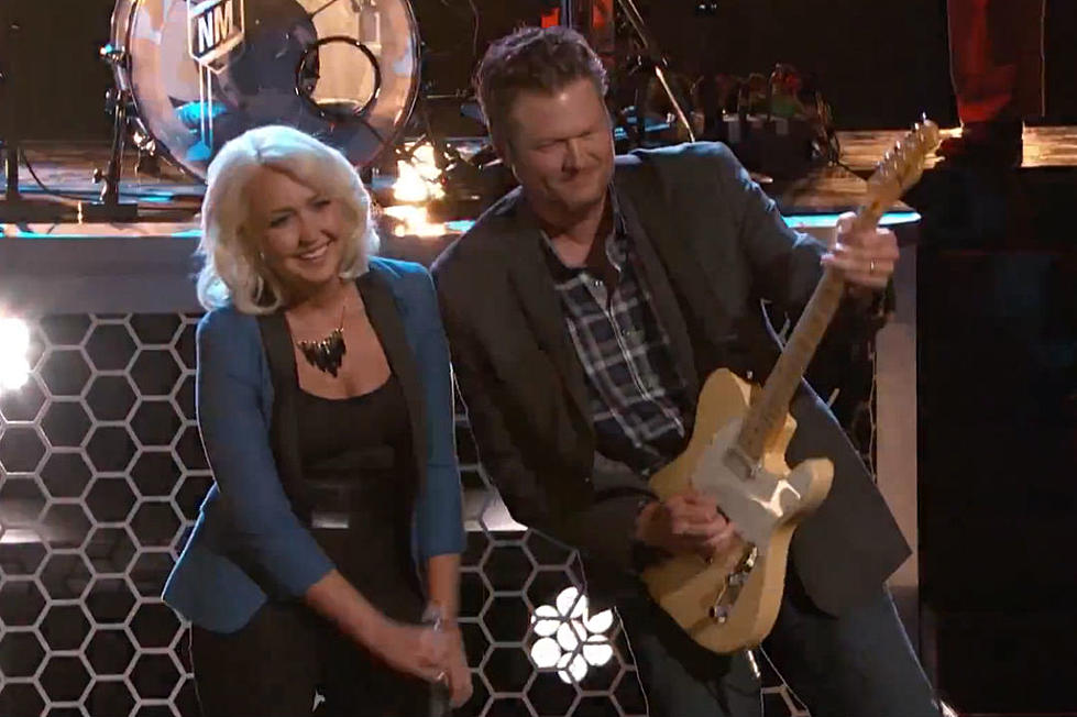 Meghan Linsey and Blake Shelton Belt Aretha Franklin