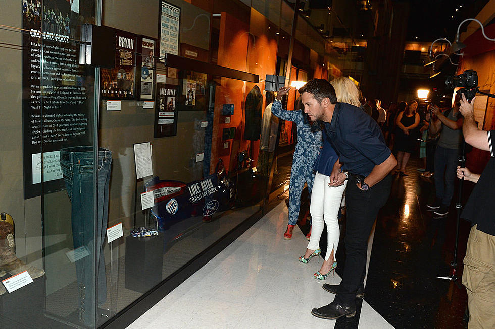 Luke Bryan Gets First Look at His Country Music Hall of Fame Exhibit