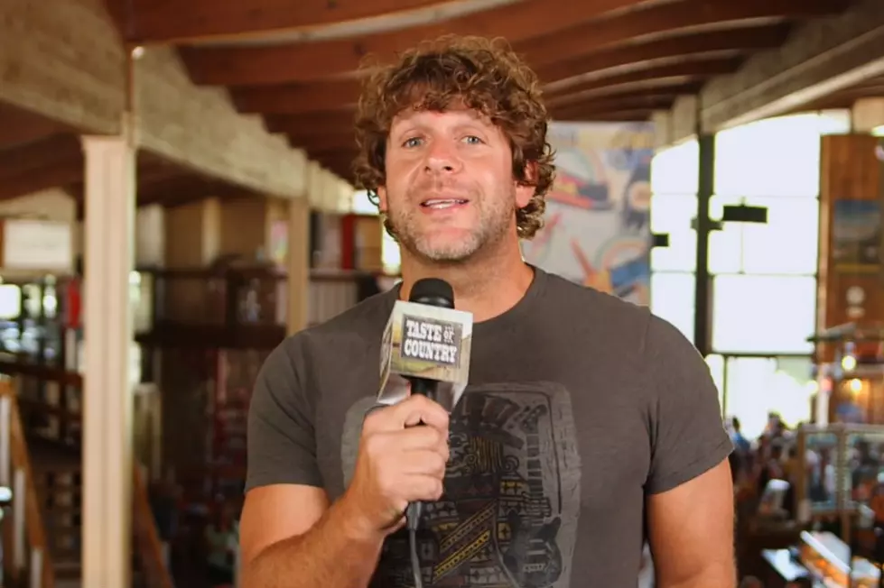 Billy Currington Says He's Sung His Way Out of Girl Trouble