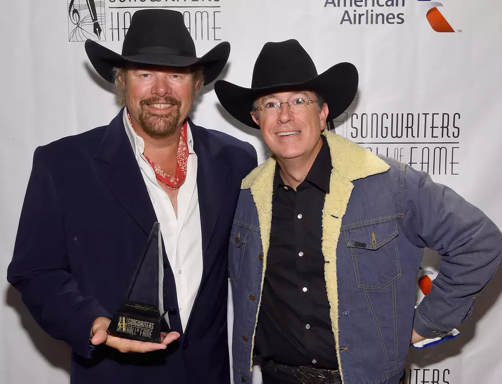 Toby Keith Inducted into Songwriters Hall of Fame by Stephen Colbert