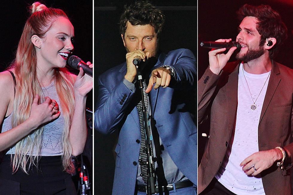 Brett Eldredge and Thomas Rhett Kick off Suits and Boots Tour in NYC [Pictures]