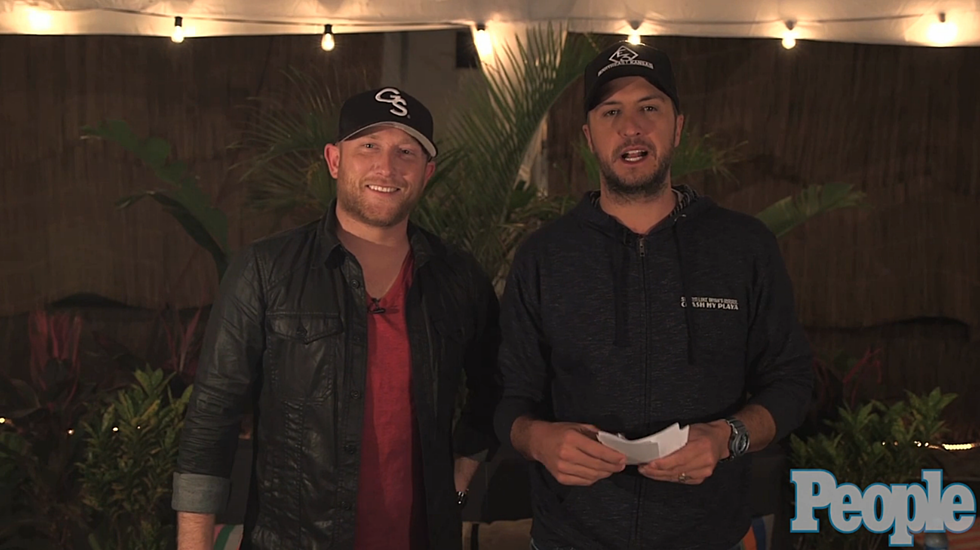 Cole Swindell and Luke Bryan Play Revealing Game of &#8216;Never Have I Ever&#8217;